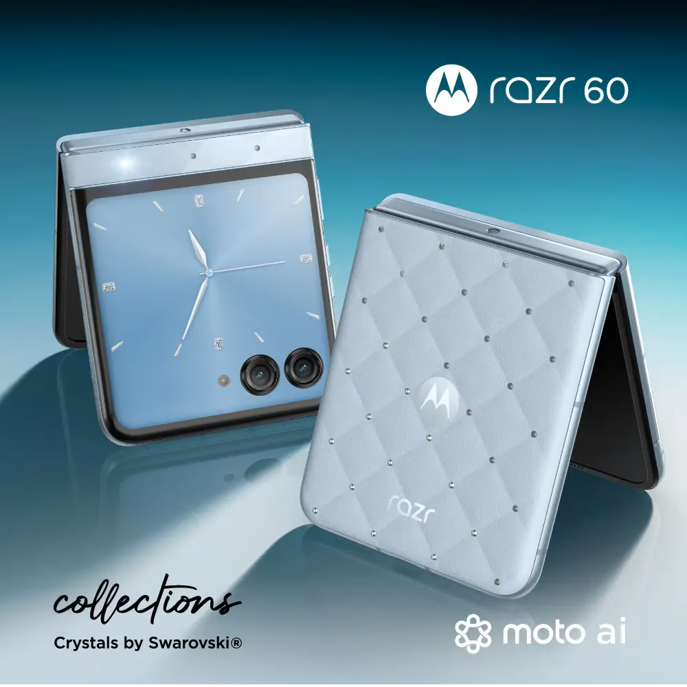 Razr 60 Swarovski: Un resplandor que redefine la velocidad